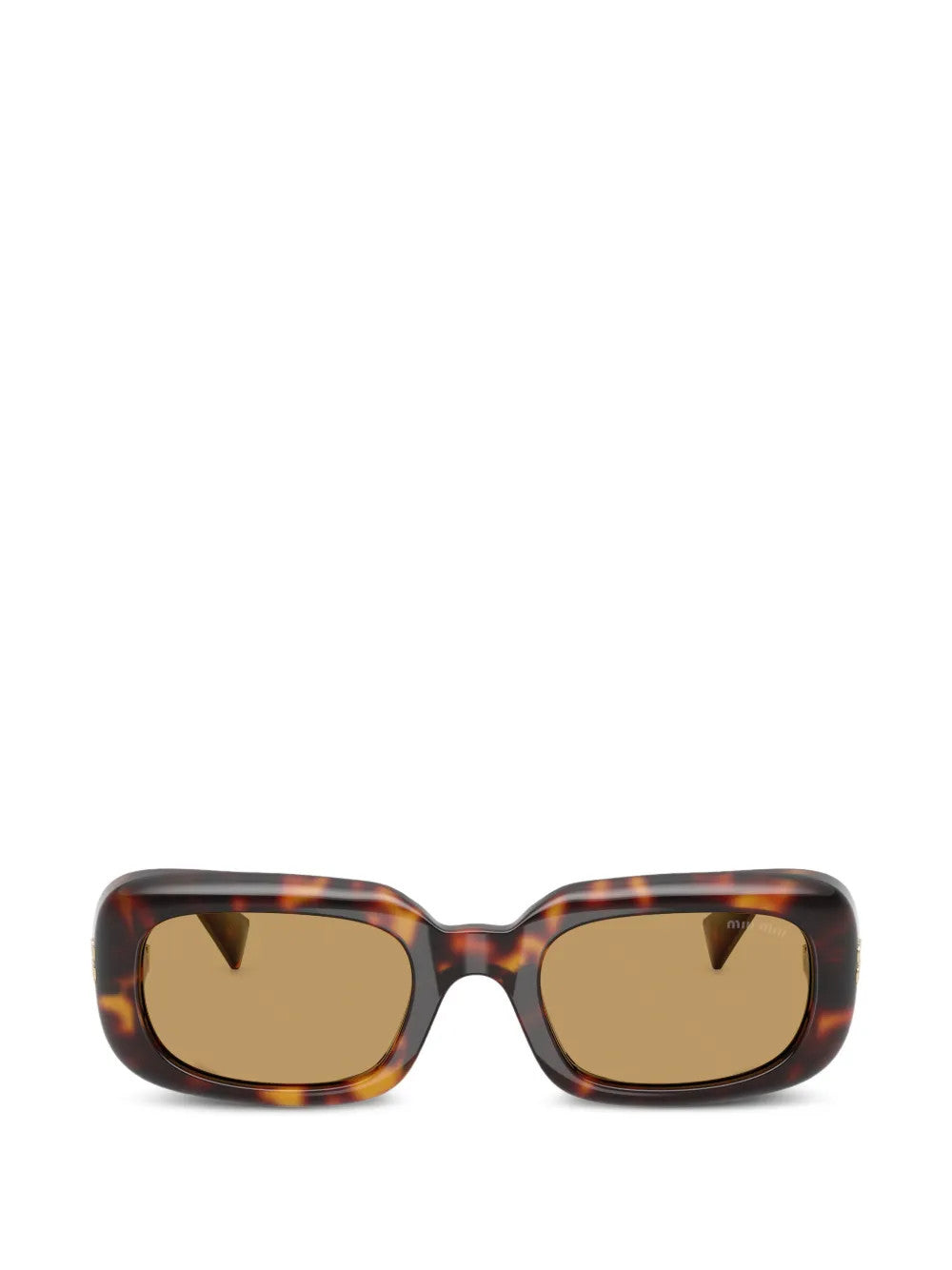 Brown eyewear, front view