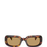 Brown eyewear, front view