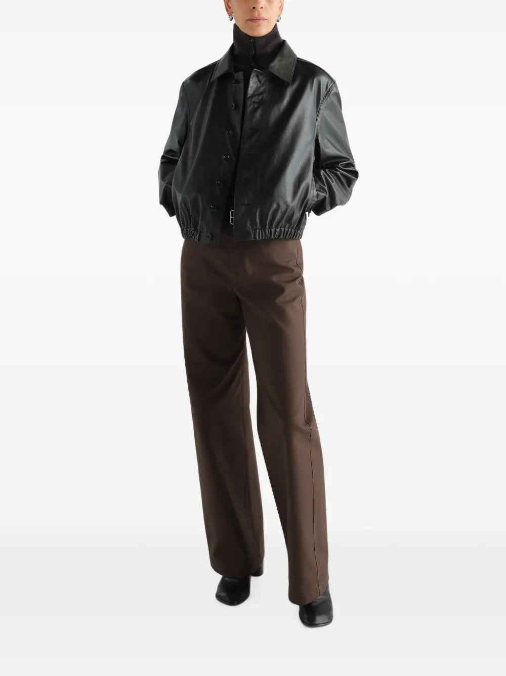 Black jacket, full body view