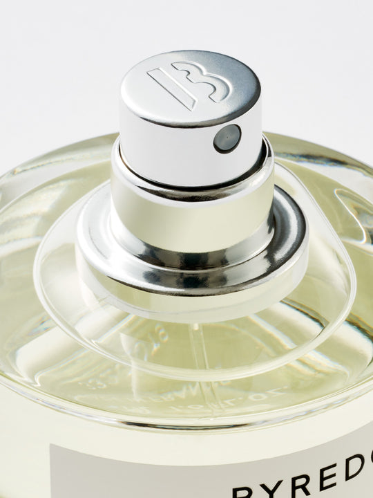 Close up of Byredo wash, showing texture of the natural fabric