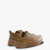 Brown sneakers, side view