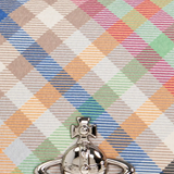 Close up of the tan bag, showing the texture of the polyurethane