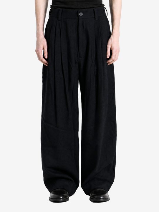 Black pants, full body view