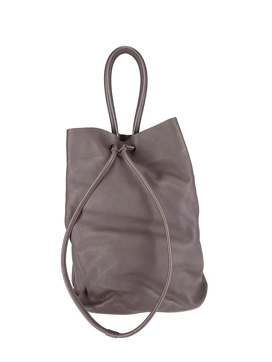 Brown bag, back view