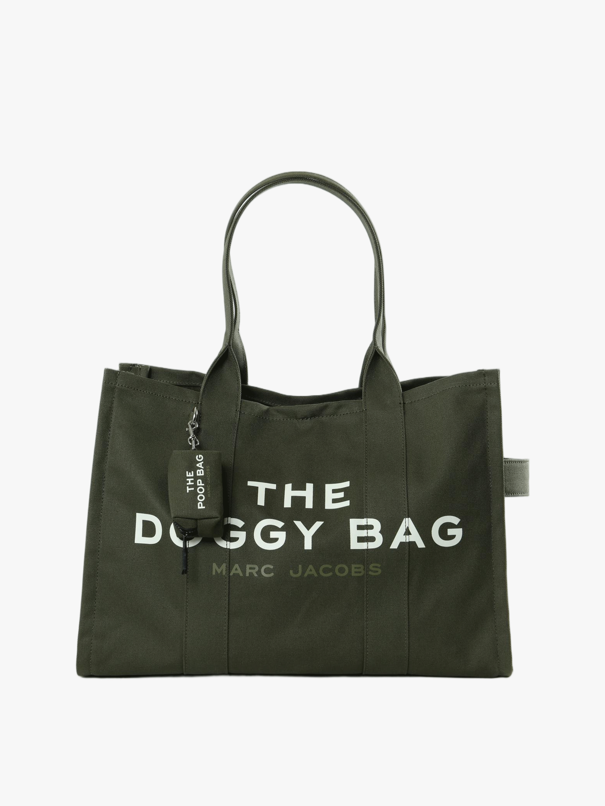 Green bag, front view