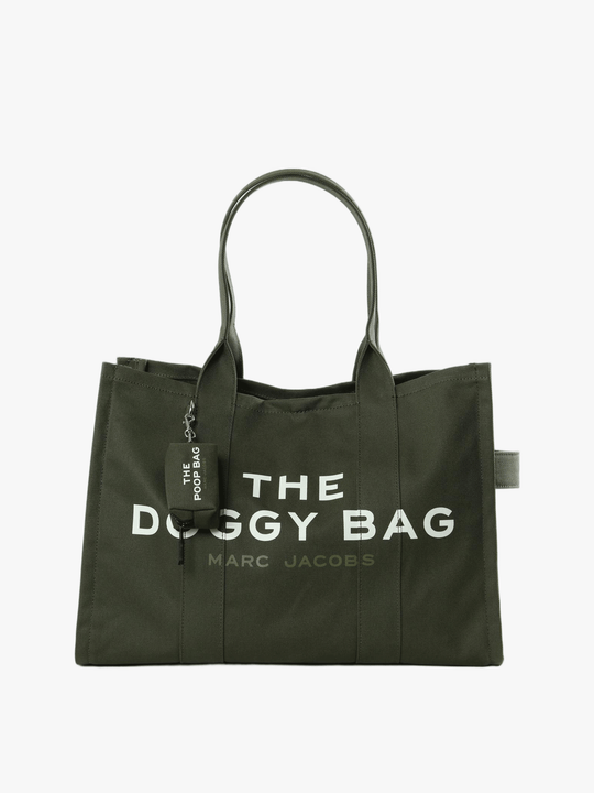 Green bag, front view