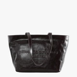 Burgundy bag, front view