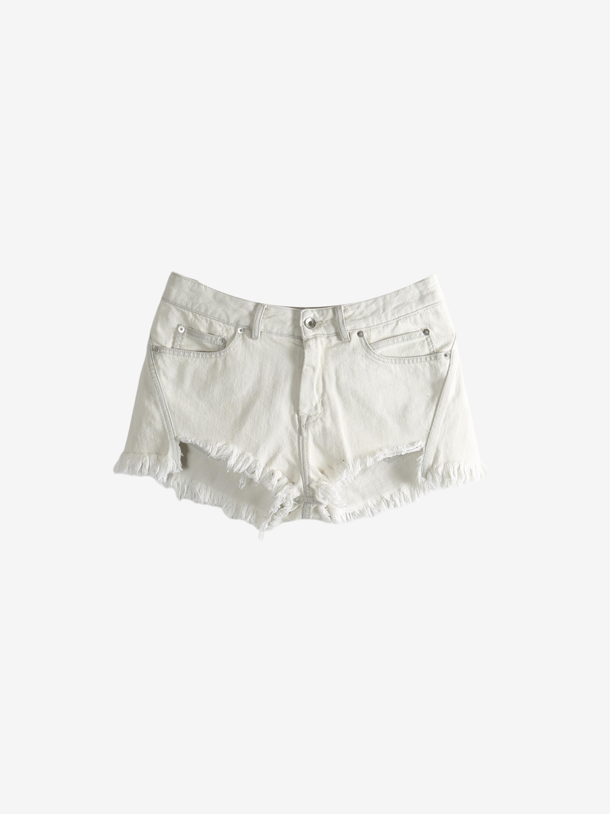 White shorts, front view