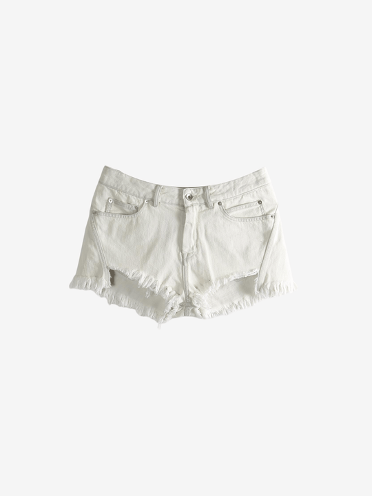 White shorts, front view