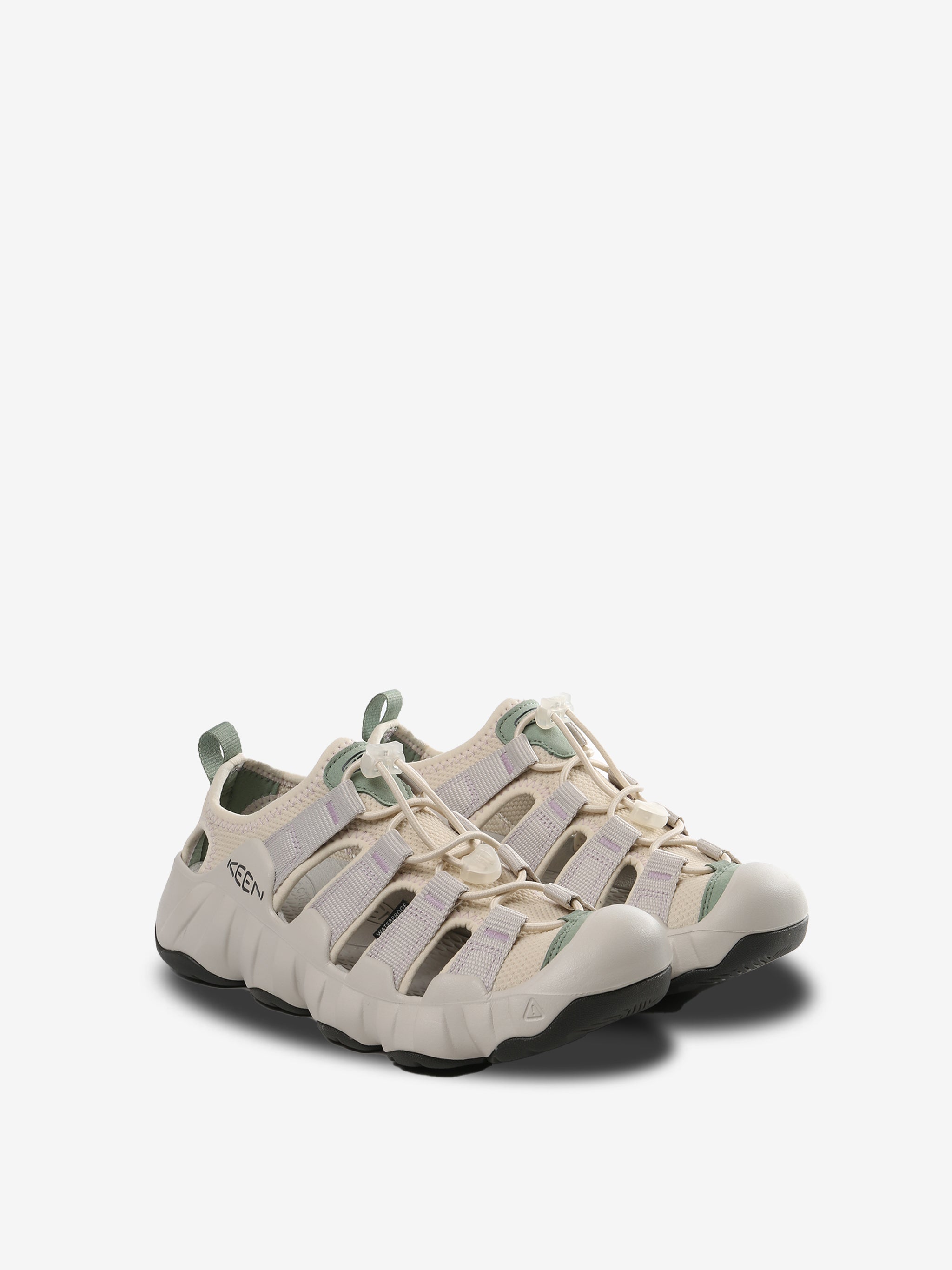 White sandals, side view