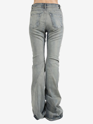 RICK OWENS DRKSHDW - Women Stretch Denim Bias Bootcut Pants