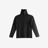 Black knitwear, front view