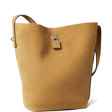 Tan bag, front view