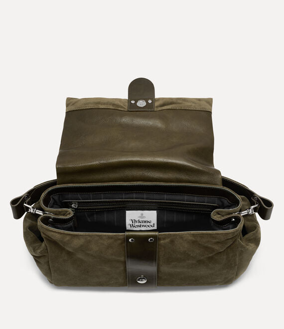 Green bag, front view