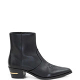 Black boots, side view