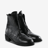 Black boots, front view