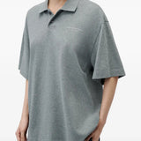 ALEXANDER WANG - Unisex Allover Hotfix Short Sleeve Polo Tee