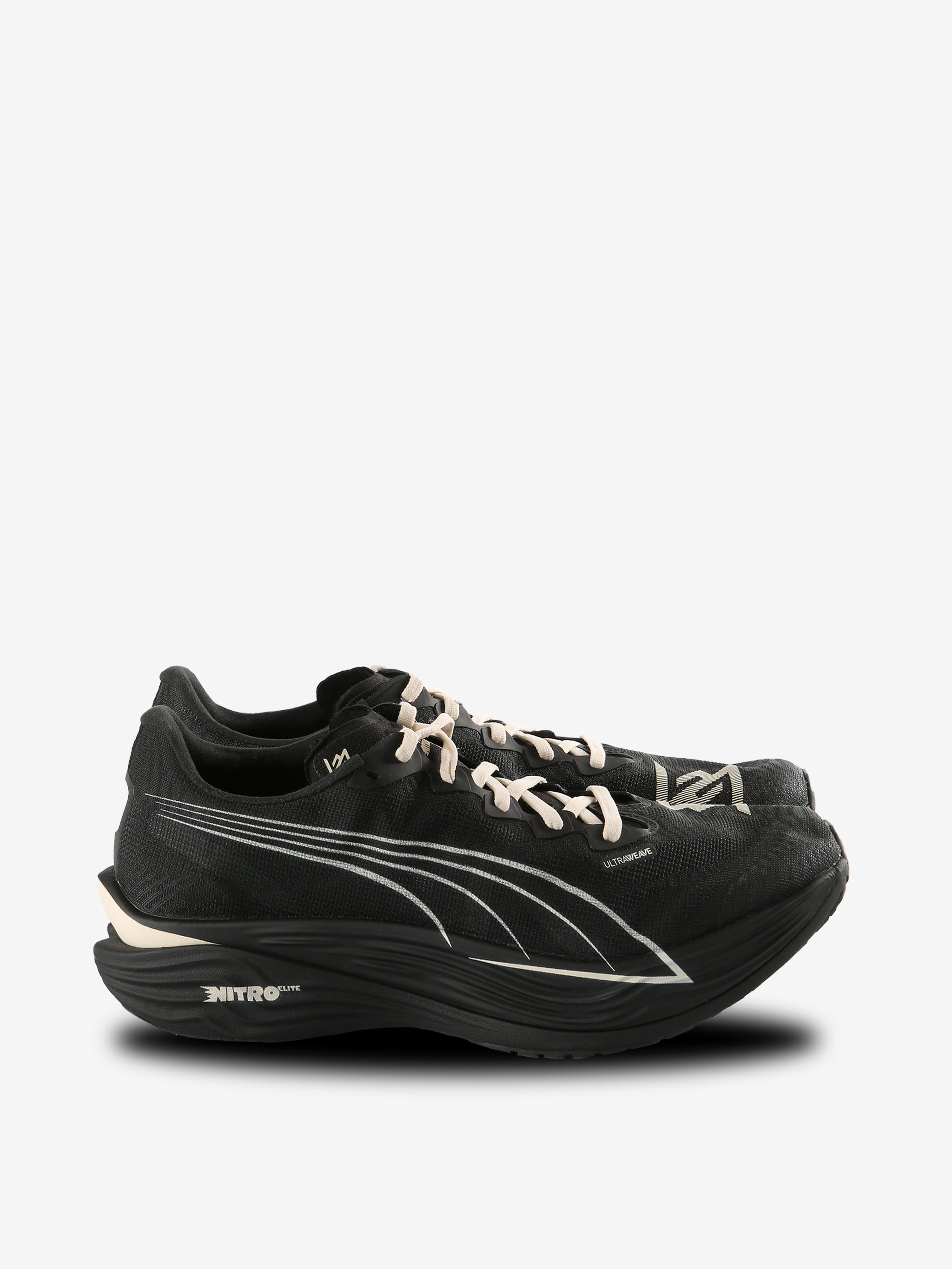 Black sneakers,front view