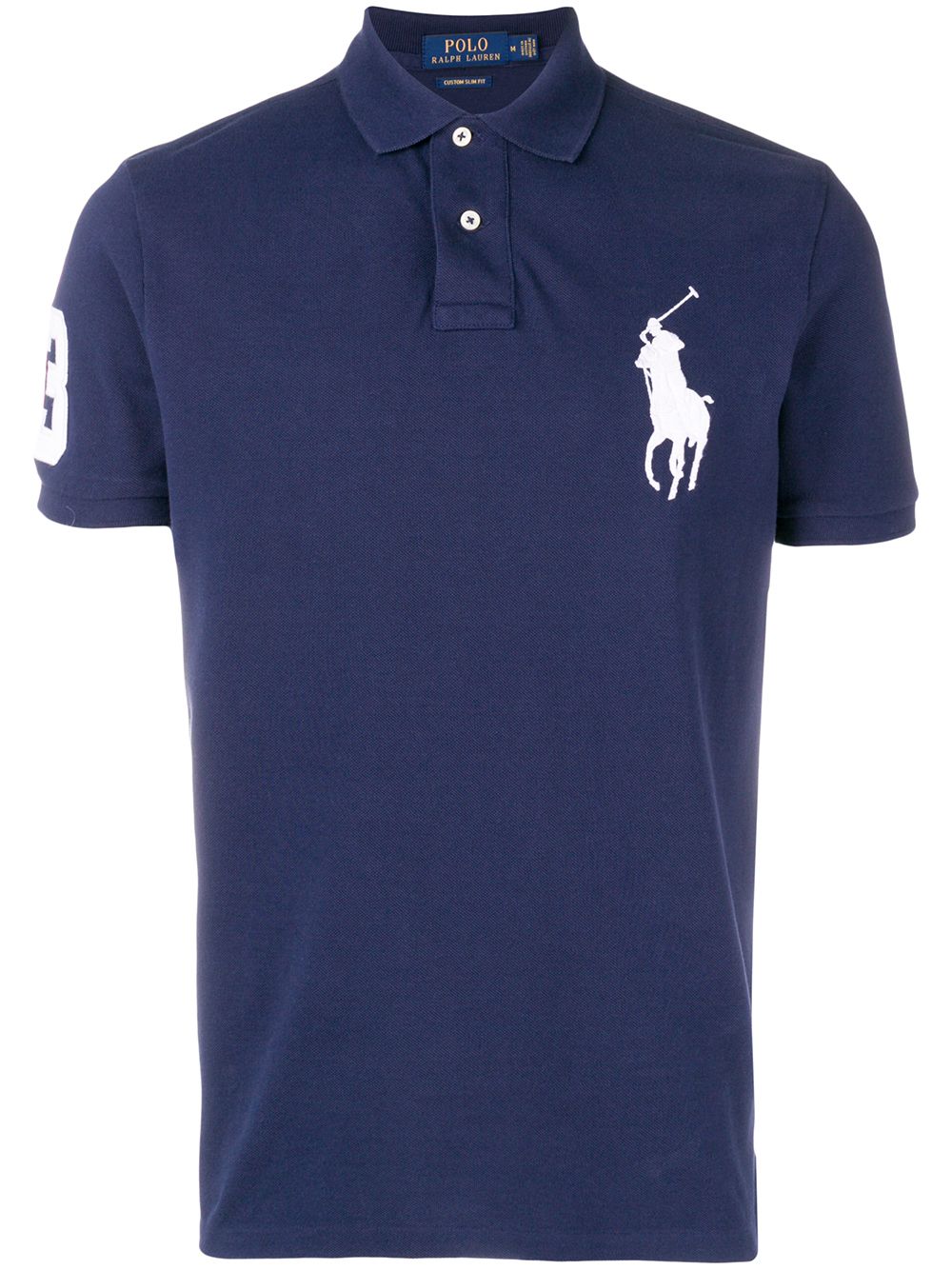 Navy T-shirt, front view