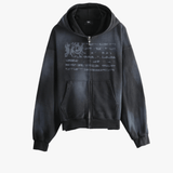 Black hoodie, front view