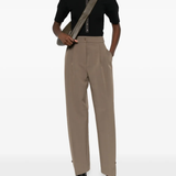 Black shirt, full body view