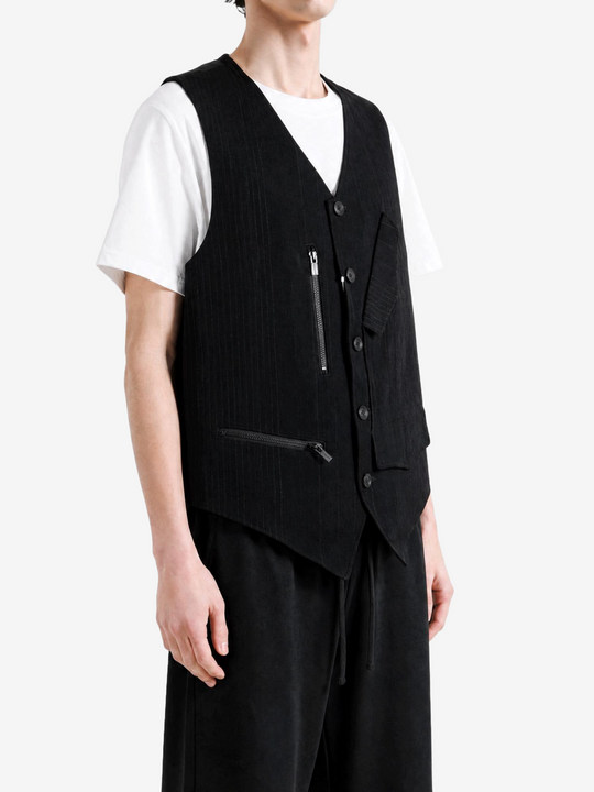 Black jacket, front view