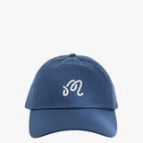 Blue hat, front view