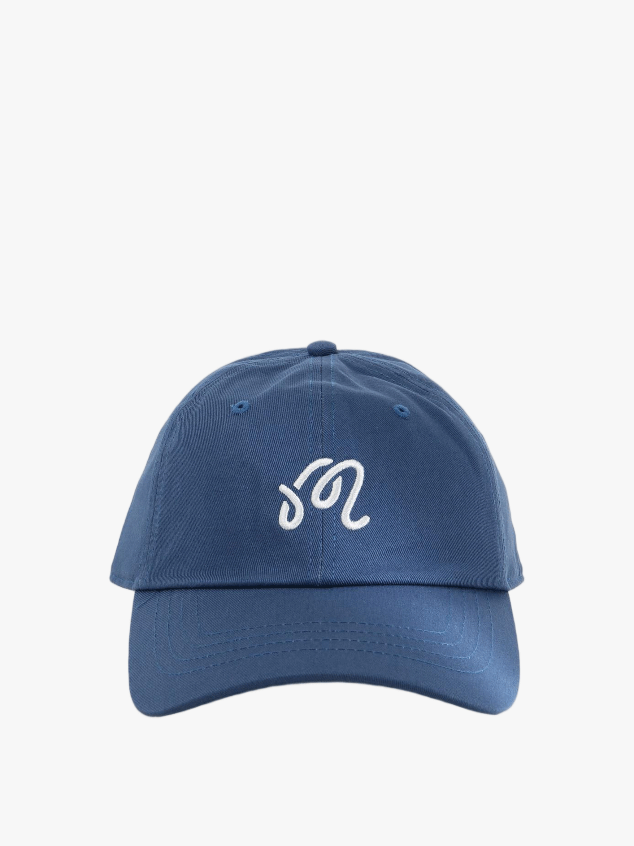 Blue hat, front view