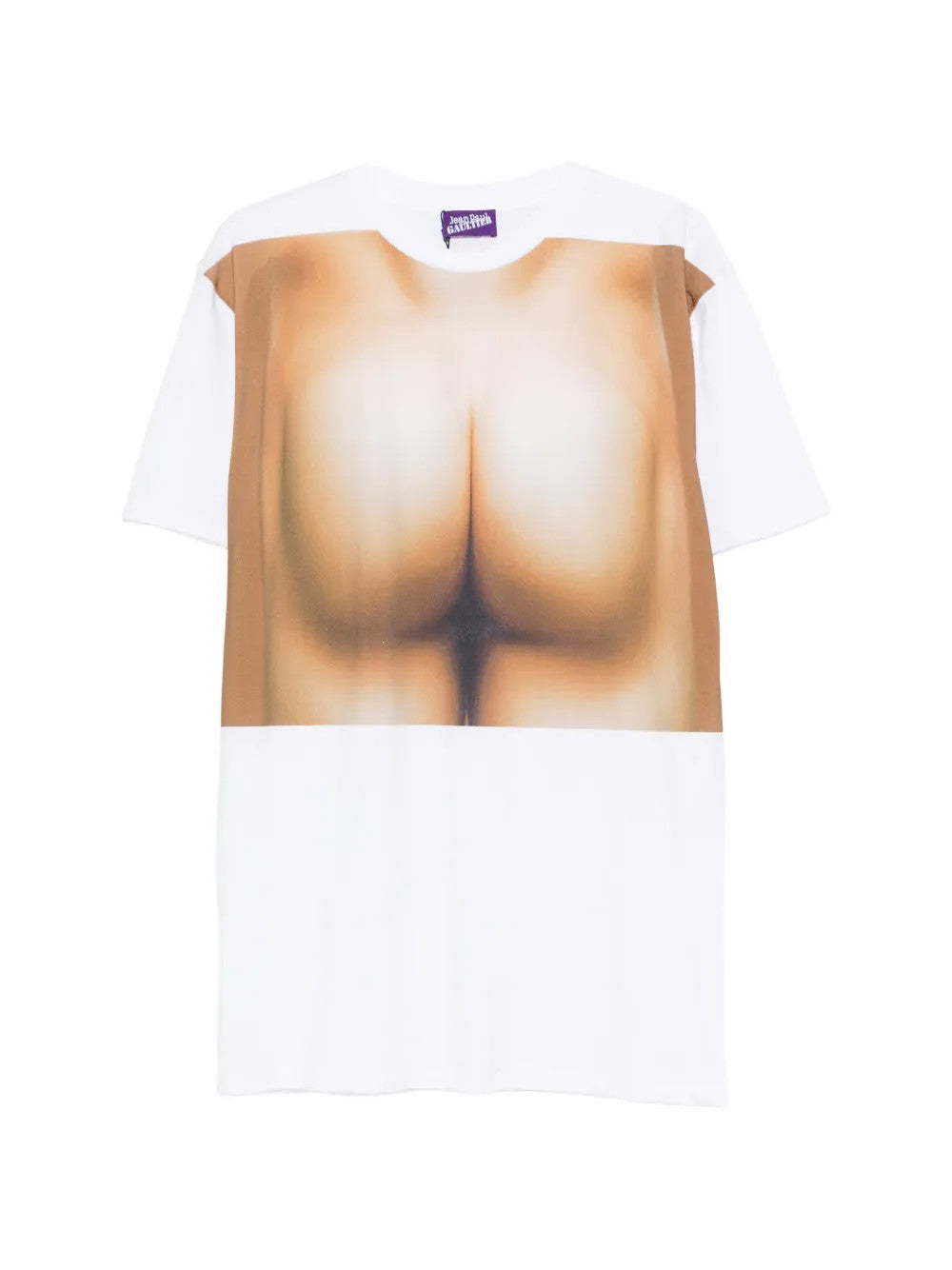 White t-shirt, front view