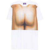 White t-shirt, front view
