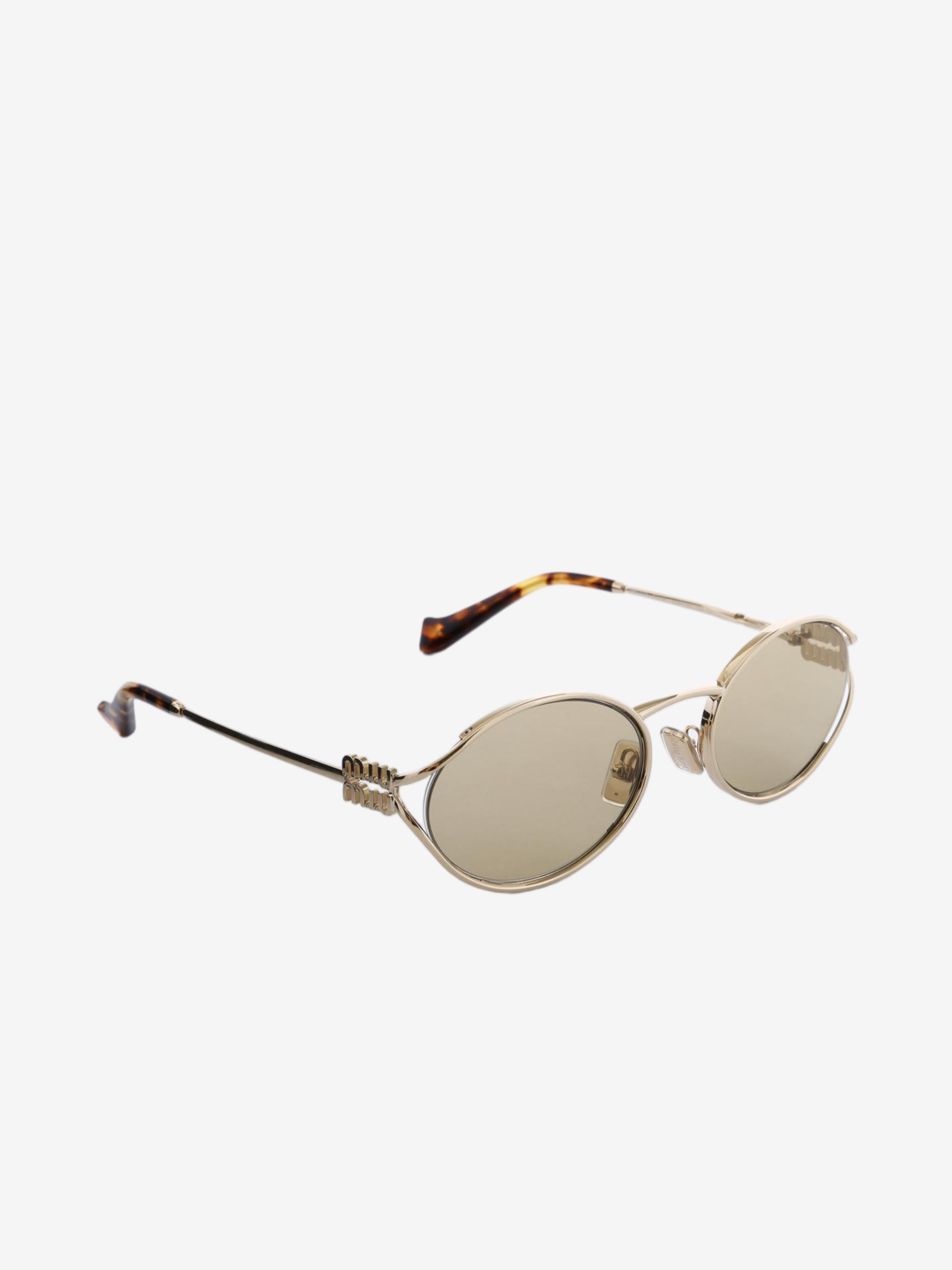 Tan eyewear, front view