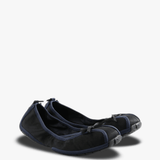 Black flats, front view