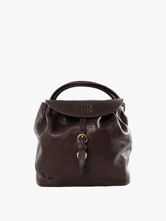 Brown bag, front view