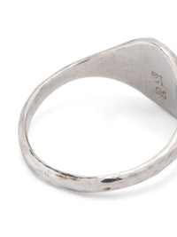 WERKSTATT MUNCHEN - Signet Ring Classic Hammered