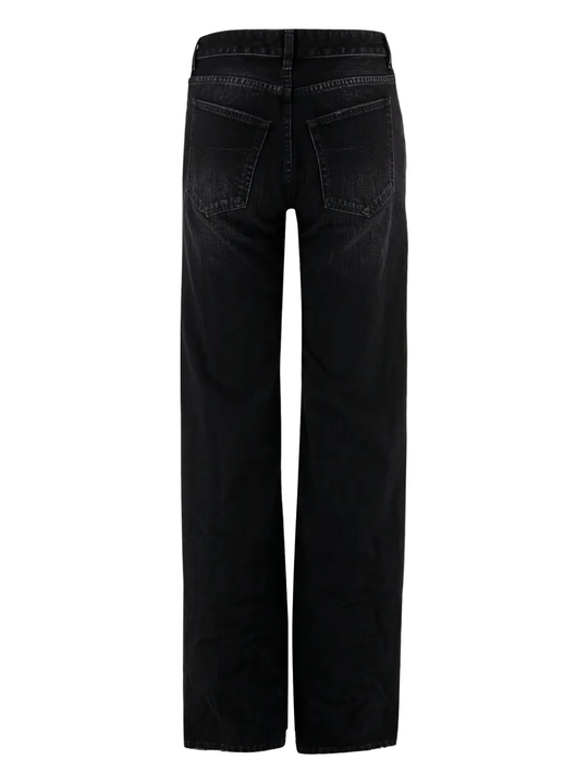 Black pants,back view