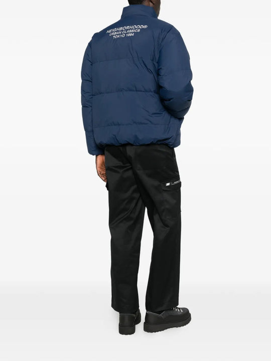 Navy jackets, full body view