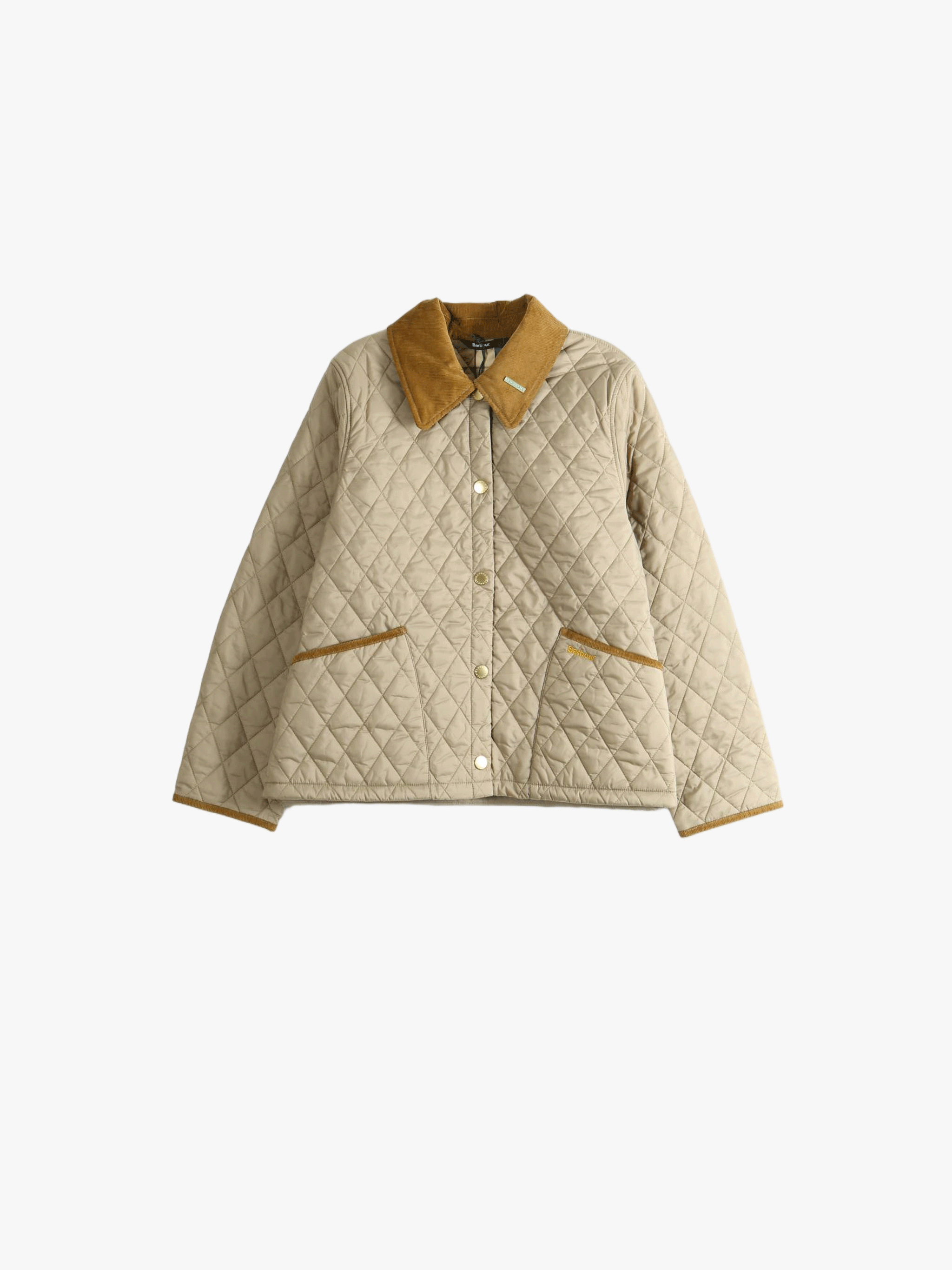 Tan jacket, front view