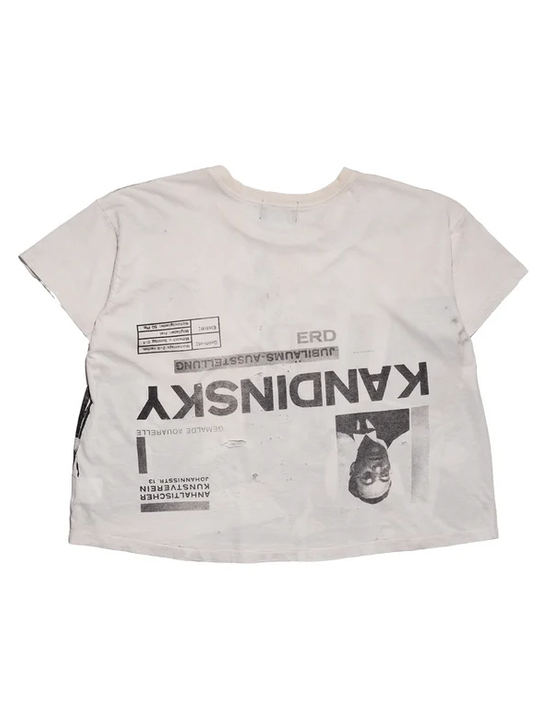 White t-shirt, front view