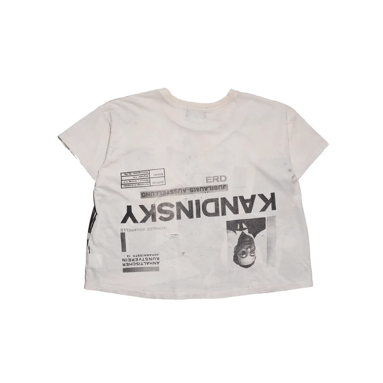 White t-shirt, front view