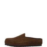 Brown sandals, front view