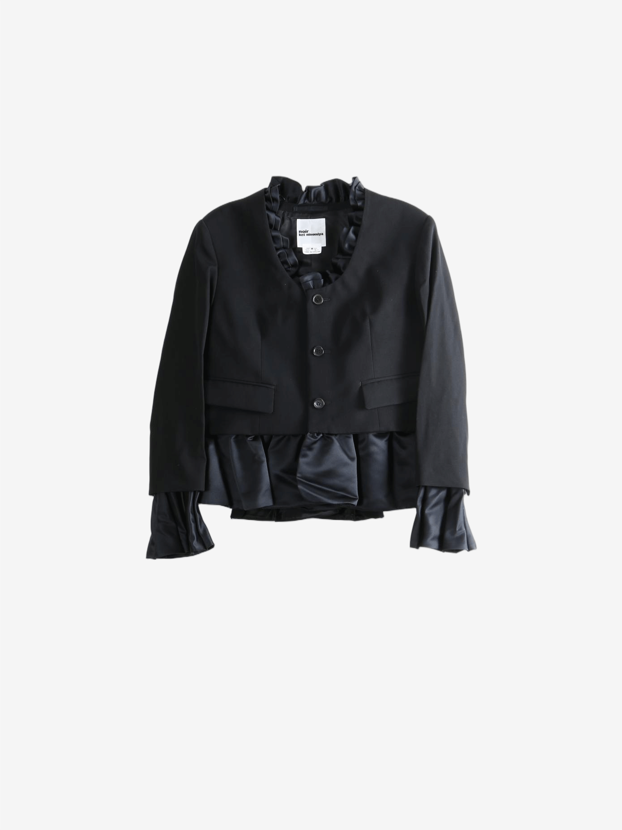 Black jacket, front view