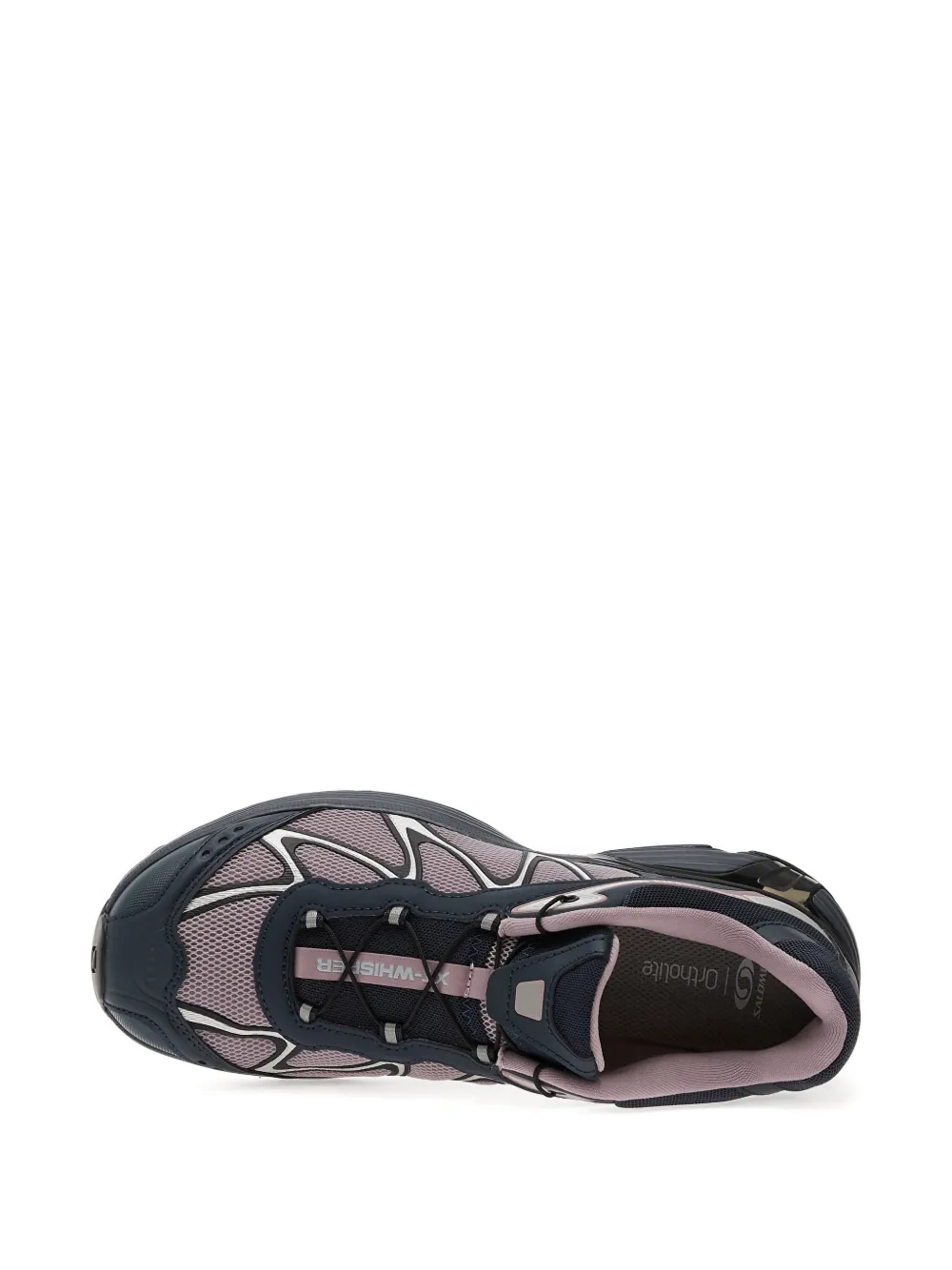 Black sneakers, top view