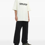 White Tee, full body view