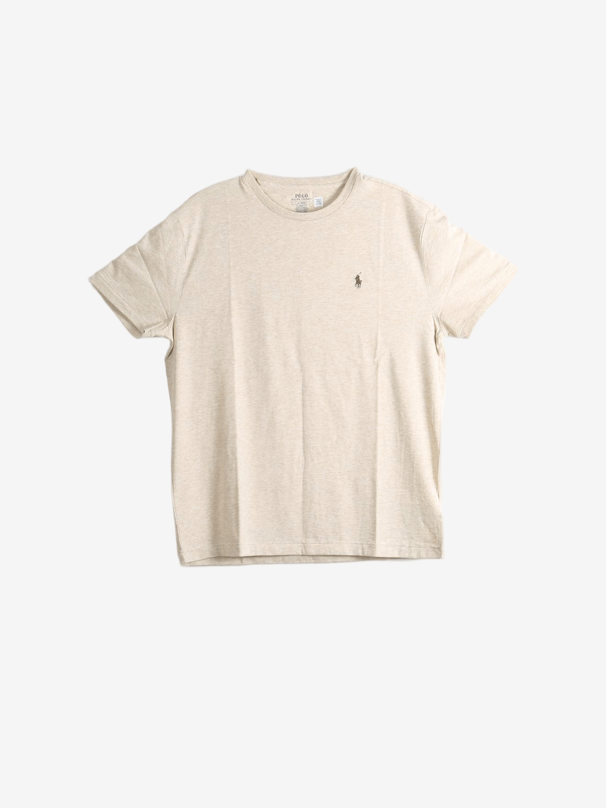 Tan t-shirt, front view