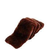 Brown scarf, front view