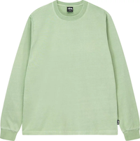 STUSSY - Men Pigment Dyed Long-Sleeve Crew Top