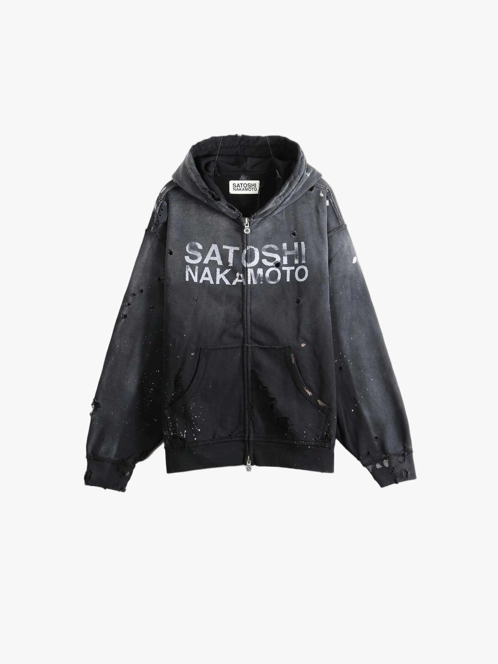 Black hoodie, front view