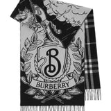 Black scarf, front view
