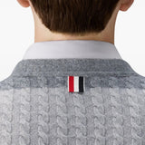 THOM BROWNE - Men 4 Bar Stripe Classic V Neck Cardigan