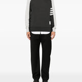 Grey knitwear, full body view